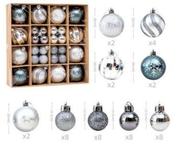 Christmas ball pendant 42 scene arrangement pendant ornaments Christmas tree pendant holiday decoration Christmas decorations