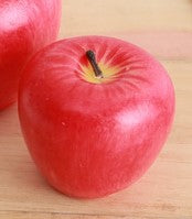 Simulation red apple candles Christmas creative gifts Apple painted decoration small gifts