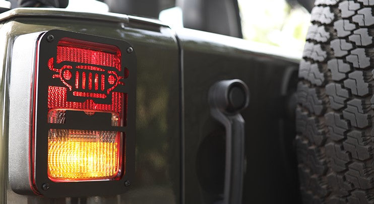 Jeep Wrangler tail light cover modified accessories Jeep Wrangler tail light frame brake light protective cover