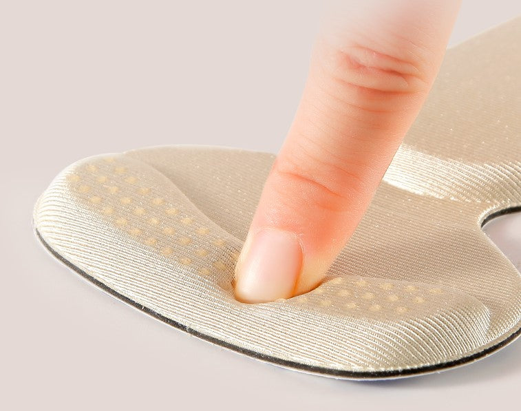 3 pairs of heel stickers to prevent the heel from falling off the half-yard pad female high-heeled insole reduction shoe one size adjustment artifact