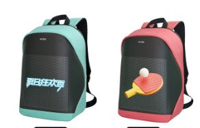 LED Display Screen Backpack Lighting Bag