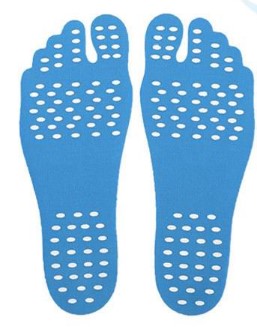 Beach invisible non-slip insole sole paste summer invisible shoe paste anti-cut anti-skid paste heat and waterproof