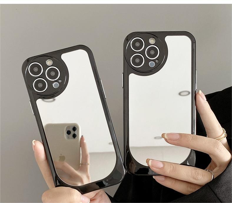 Makeup Mirror IPHONE 14 Lens All-Inclusive Phone Case