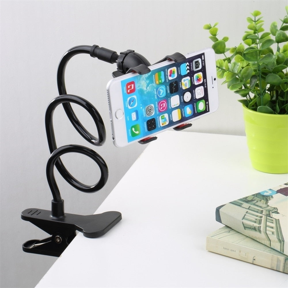 Mobile Phone Holder Flexible Adjustable Cellphone Holder Clip Support Telephone Home Bed Desktop Mount Bracket Smartphone Stand