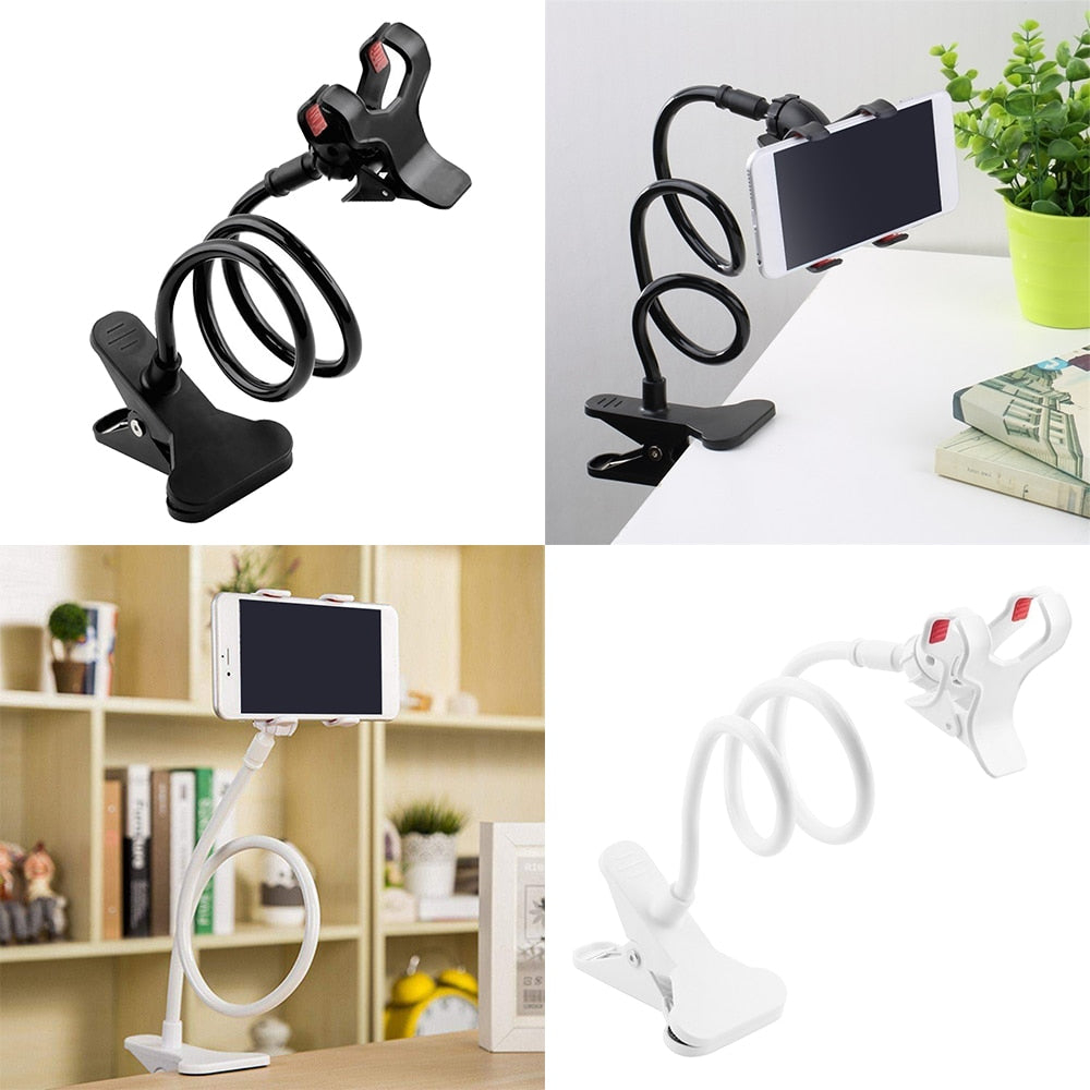 Mobile Phone Holder Flexible Adjustable Cellphone Holder Clip Support Telephone Home Bed Desktop Mount Bracket Smartphone Stand