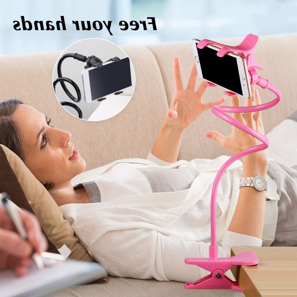 Mobile Phone Holder Flexible Adjustable Cellphone Holder Clip Support Telephone Home Bed Desktop Mount Bracket Smartphone Stand