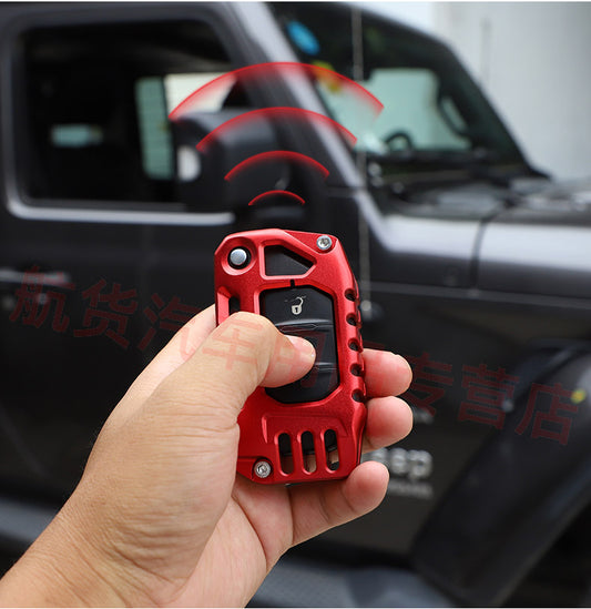 2018-2021 Jeep Wrangler Metal Car Key Case Cover