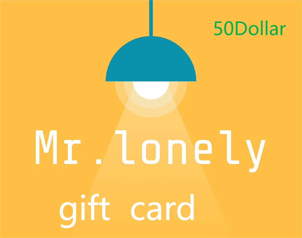 Mr.lonely gift card